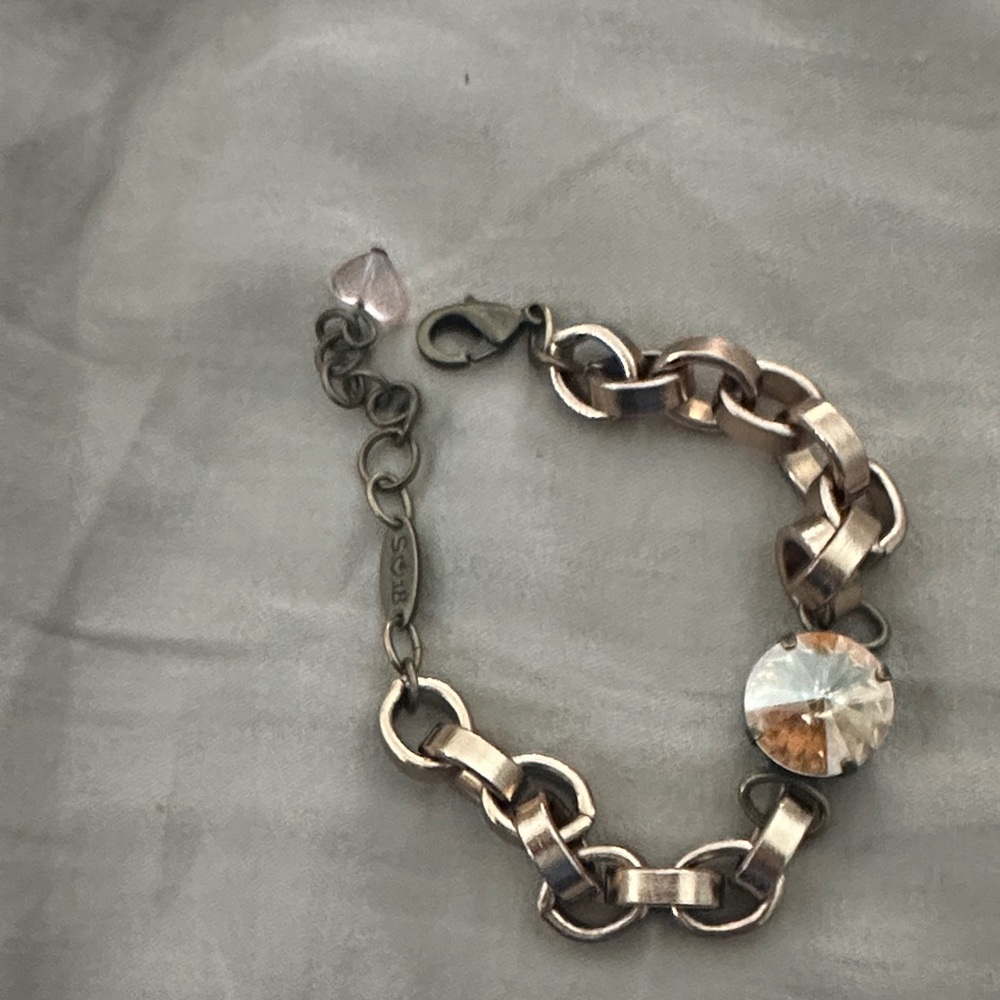 Sabika Bracelet with Crystal Charm